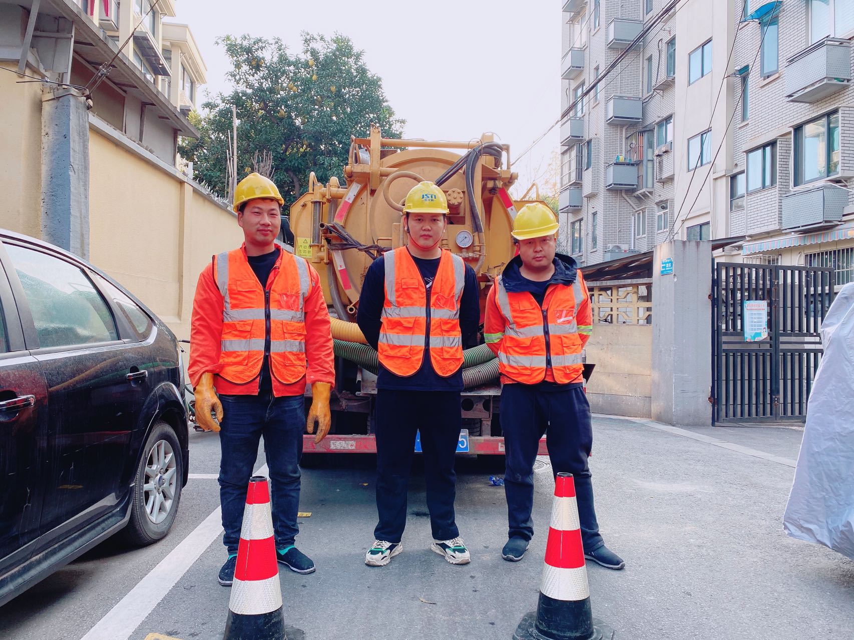 吉庆南京某小区管道清淤检测施工